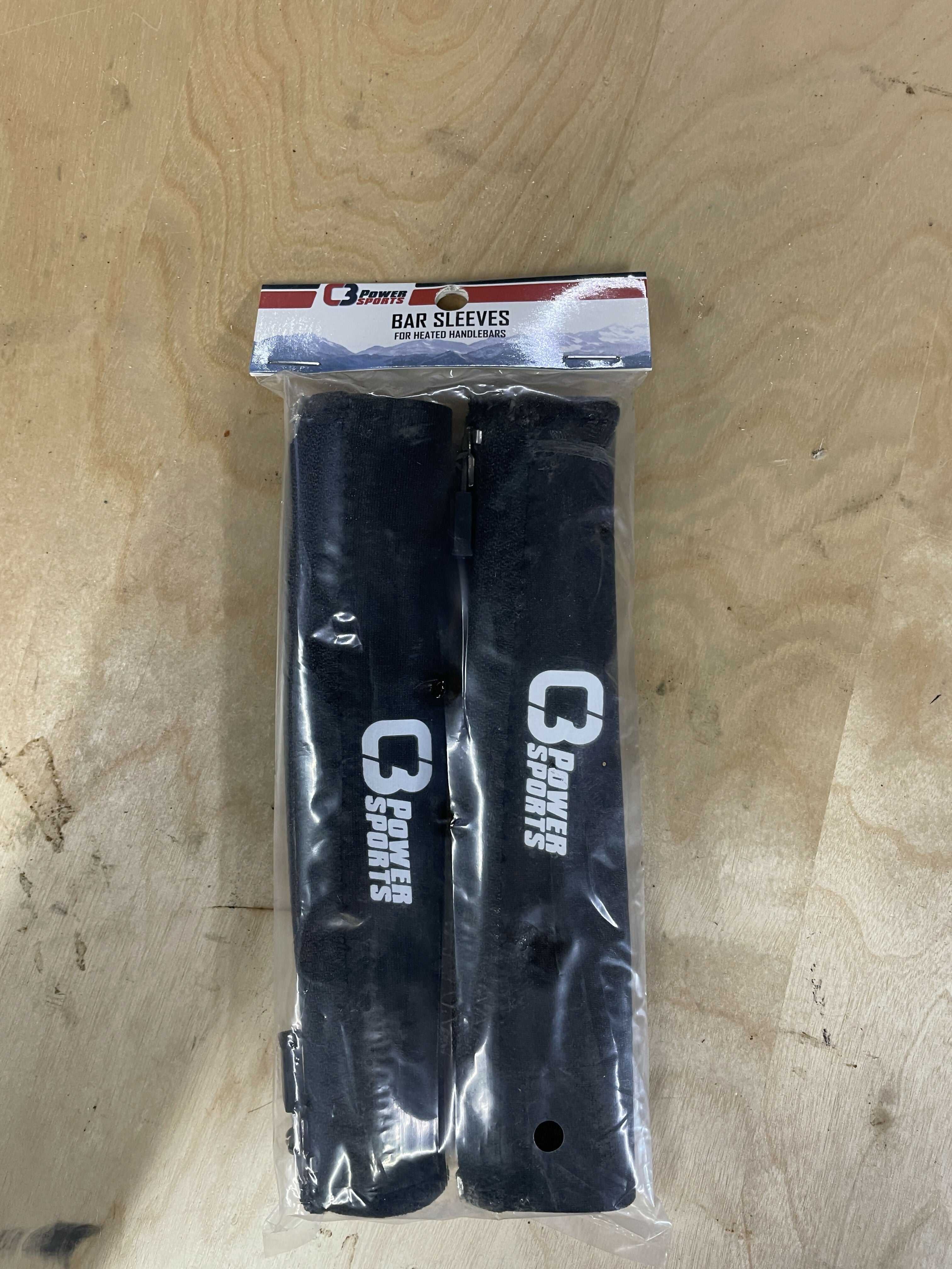 black heated handle bar sleeves